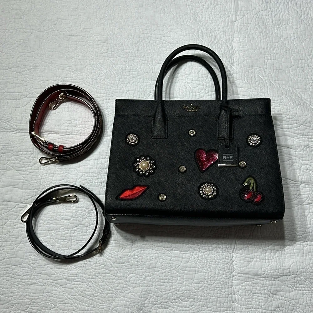 Kate‎ Spade Cameron Satchel Rodin & Field 2 straps and 2 dust bag included